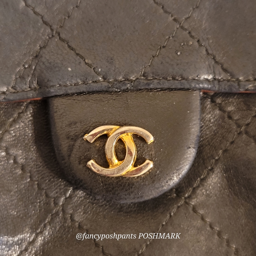 CHANEL lambskin Mini Mini Matelasse Chain Pouch CC vintage made in France luxury - Picture 7 of 17